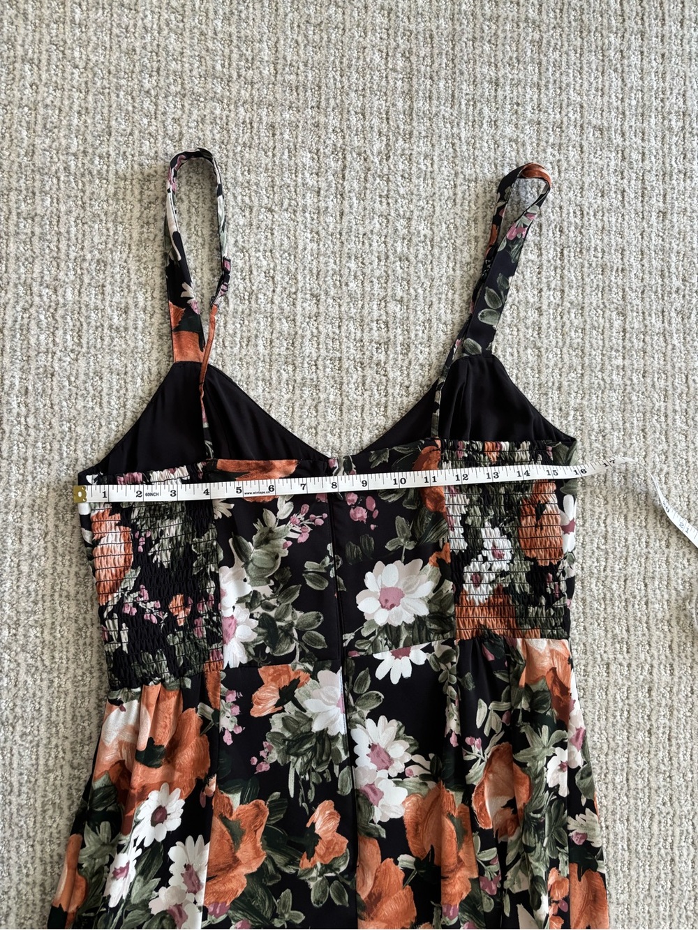 Abercrombie & Fitch floral tiered ruffle maxi dress size M - Picture 13 of 16